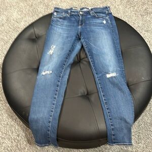 Women’s AG distressed, skinny jeans